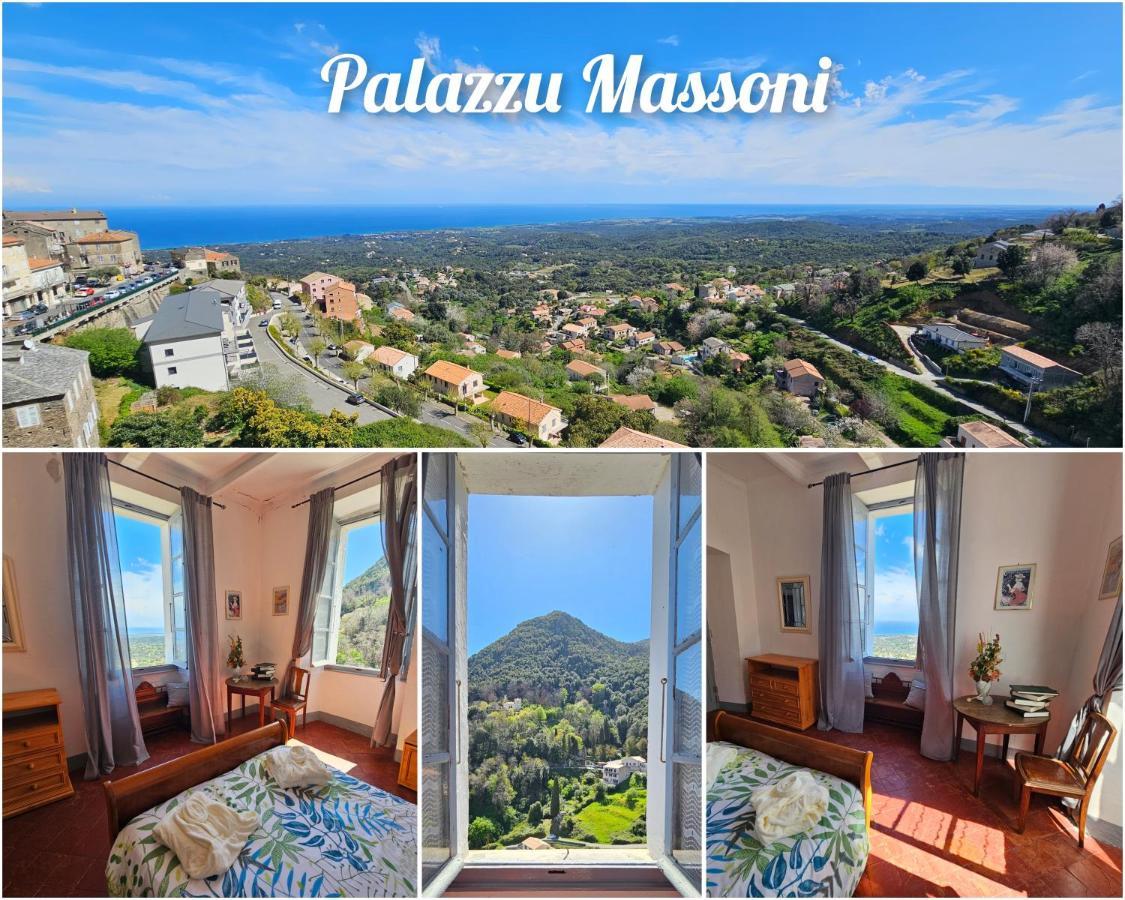 Palazzu Massoni, Magnifique Vue Sur La Mer Et La Montagne, Clim, Wifi, Parking Gratuit Cervione Exterior photo